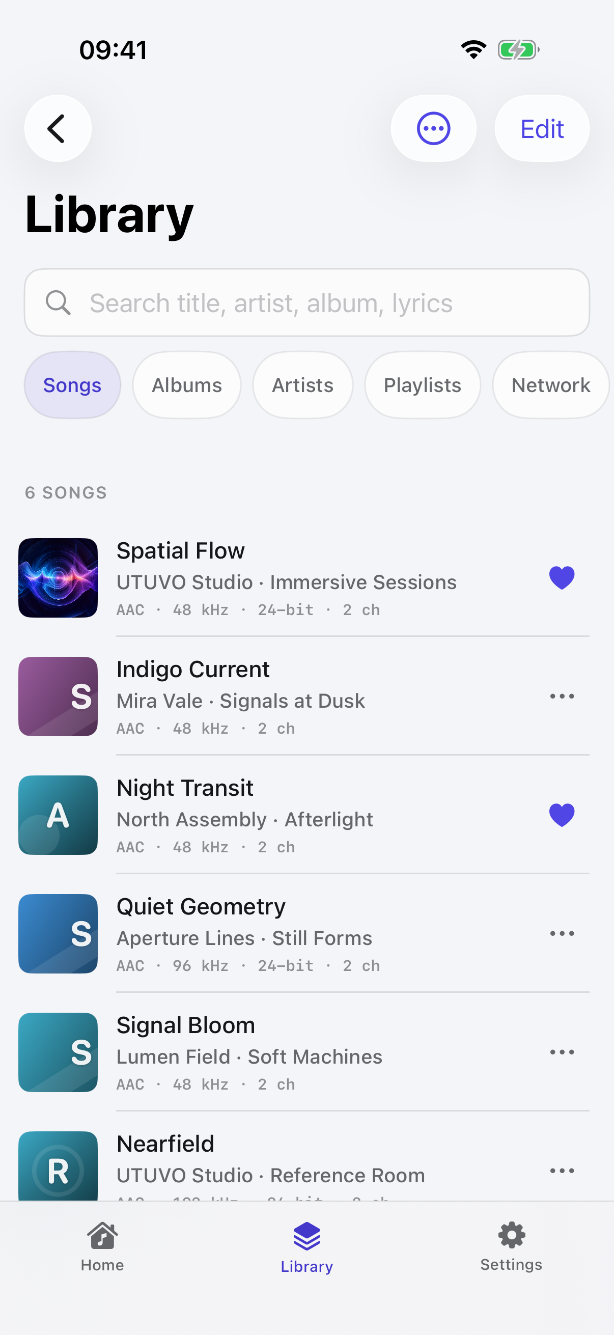 Player Go library on iPhone