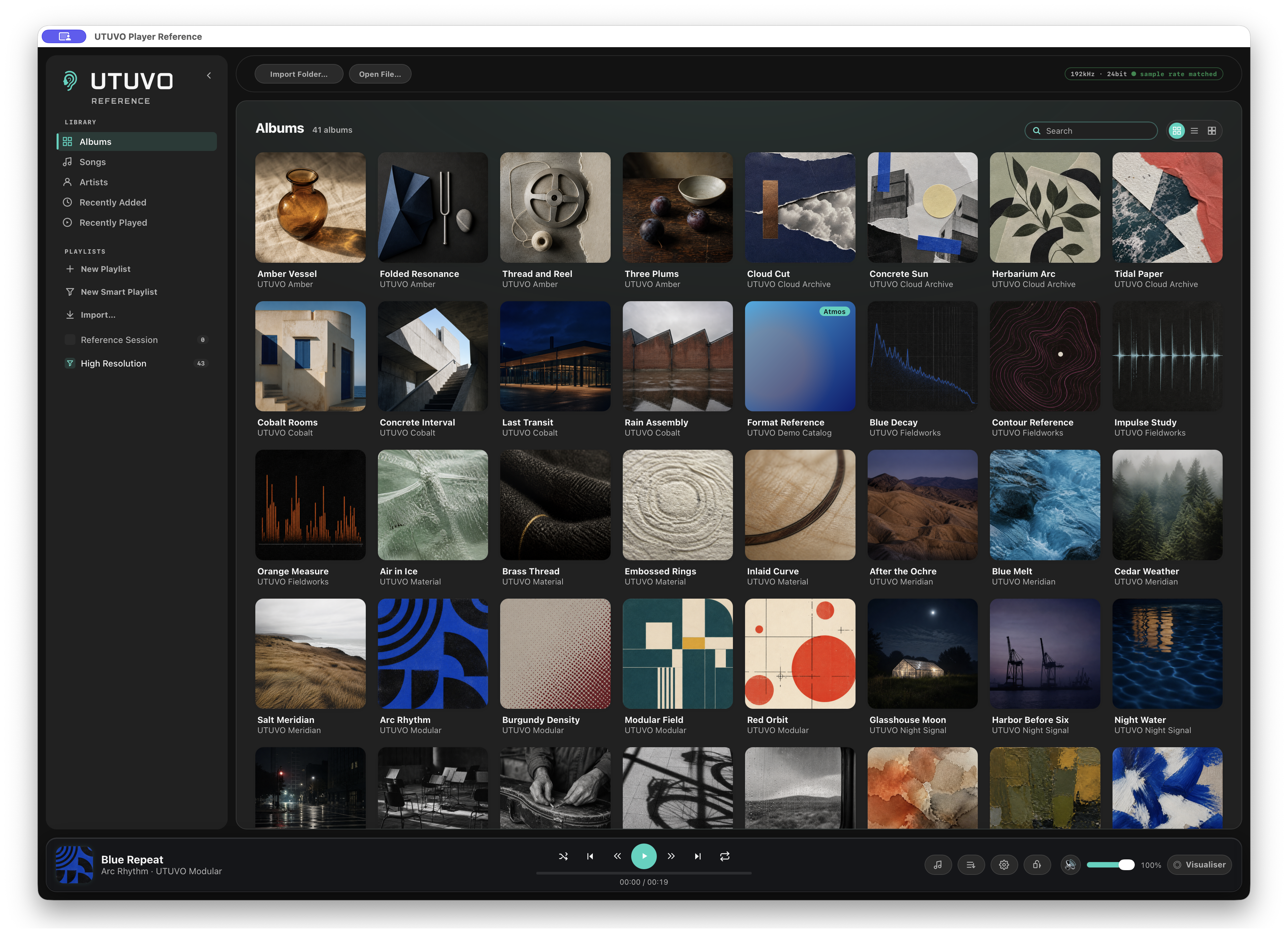 Graphite Teal: UTUVO Player Reference